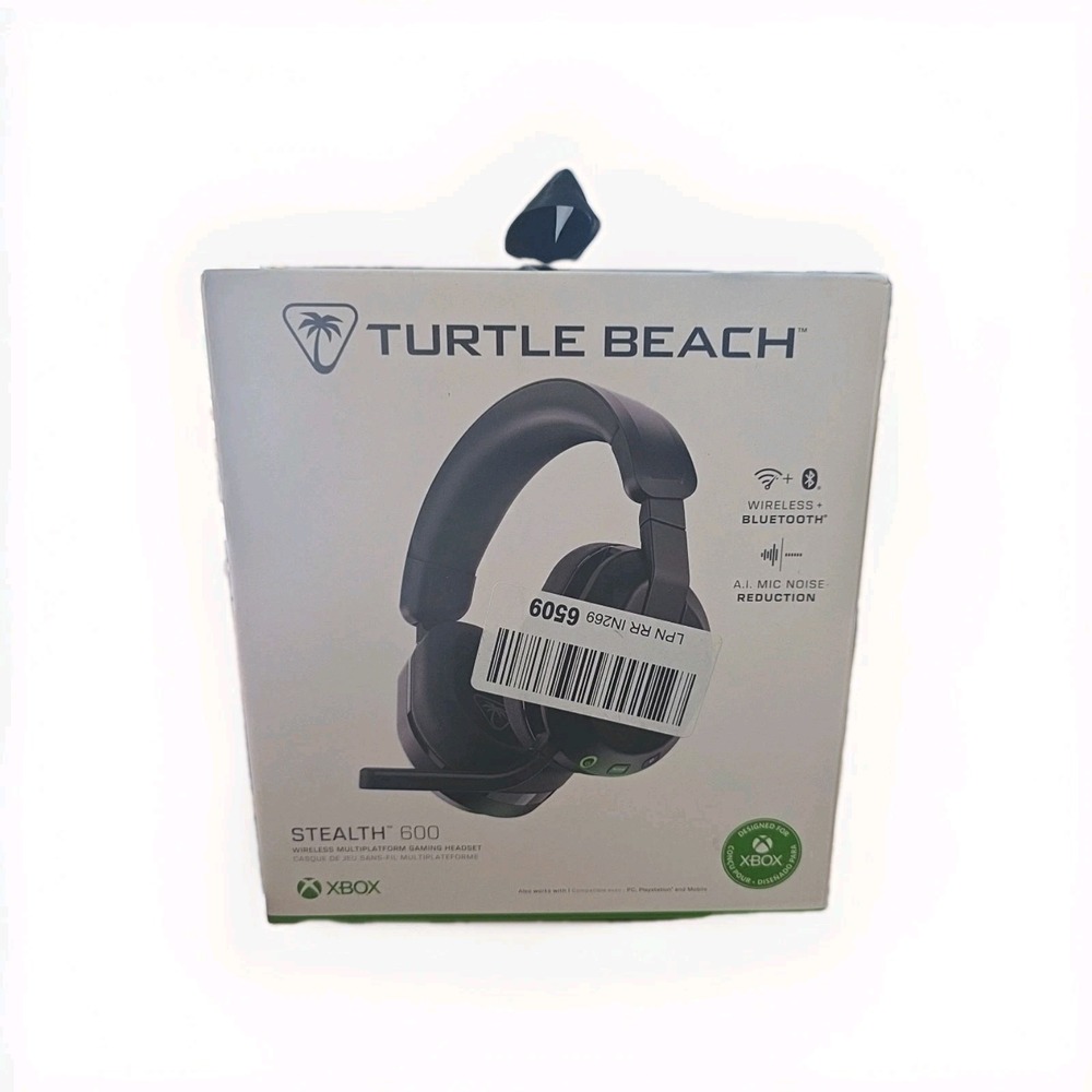 Turtle Beach Stealth 600 Gen 3 Wireless Bluetooth Headset Xbox Black NEW